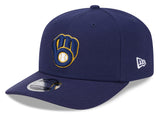 Milwaukee Brewers New Era Home Navy 9SEVENTY Adjustable Hat - Pro Jersey Sports