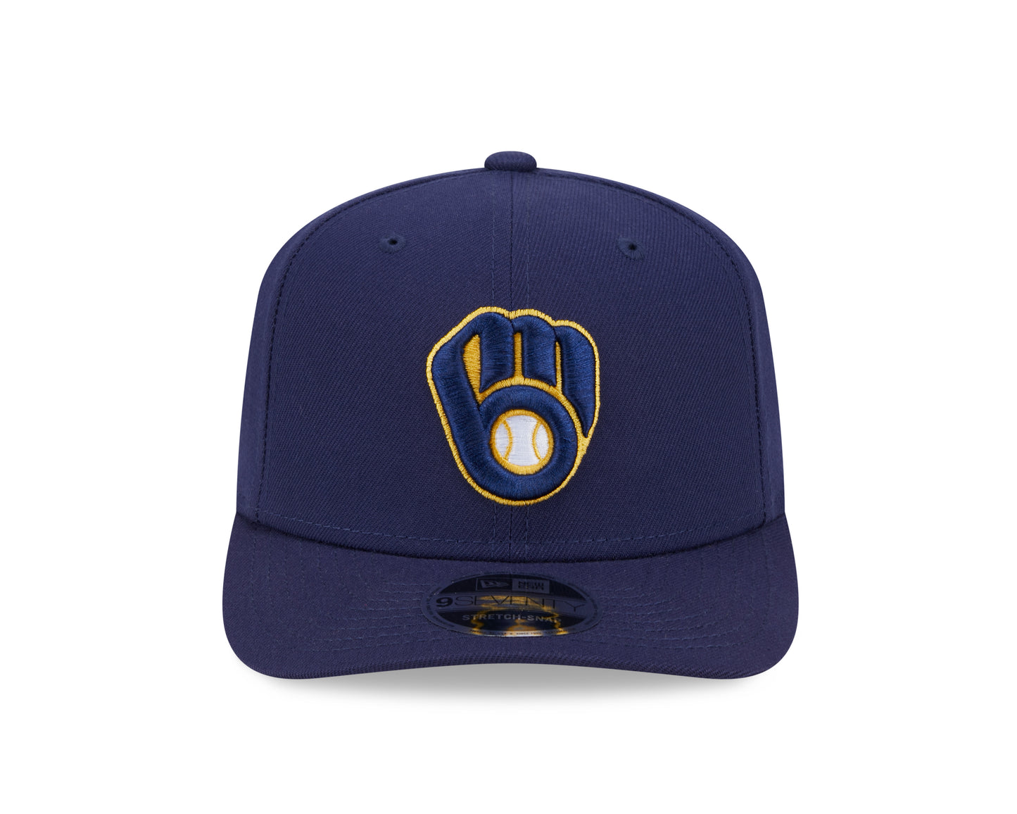 Milwaukee Brewers New Era Home Navy 9SEVENTY Adjustable Hat