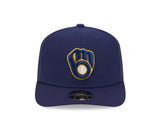 Milwaukee Brewers New Era Home Navy 9SEVENTY Adjustable Hat - Pro Jersey Sports