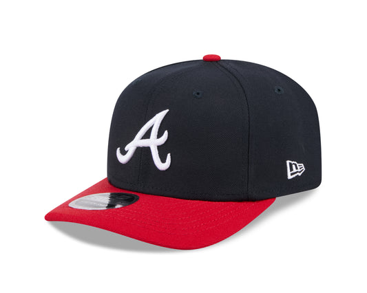 Atlanta Braves New Era Navy/Red 9SEVENTY Adjustable Hat