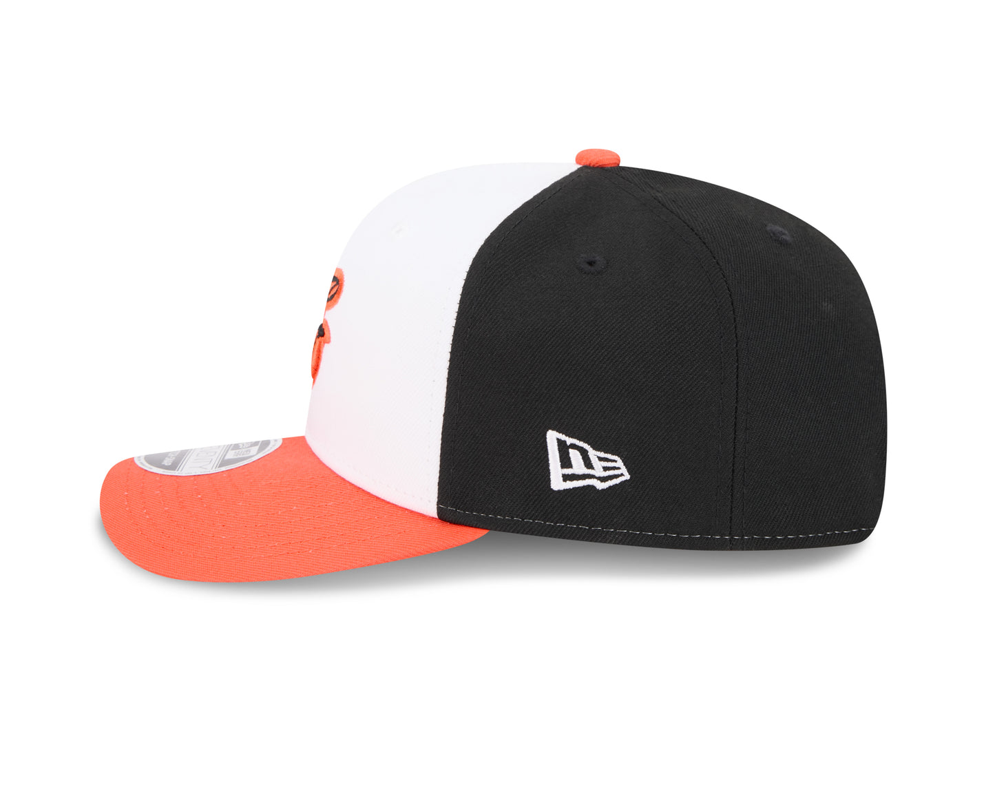 Baltimore Orioles New Era Black 9SEVENTY Adjustable Hat