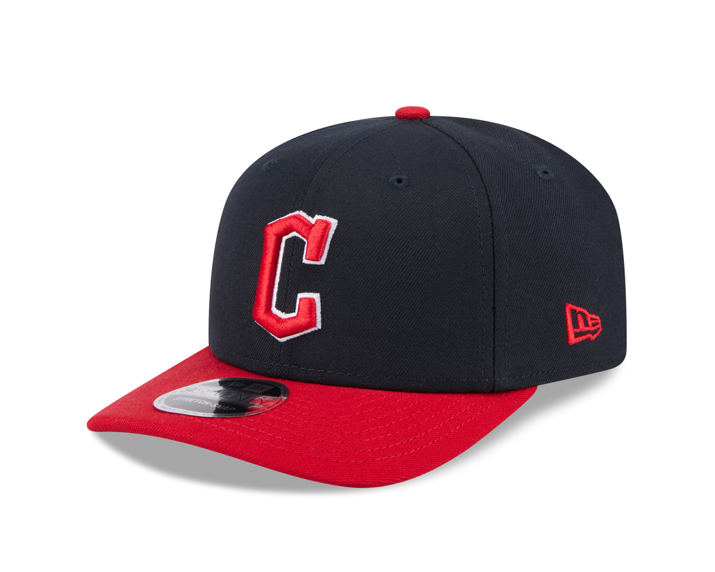 Cleveland Guardians New Era Home Navy/Red 9SEVENTY Adjustable Hat