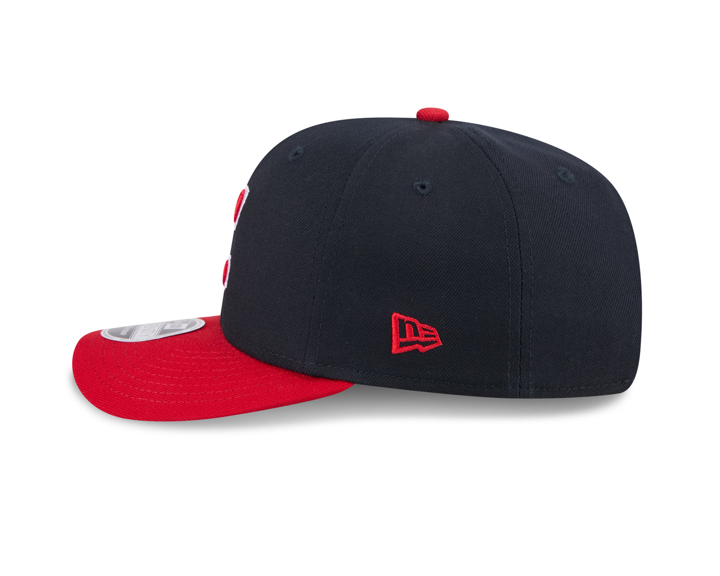 Cleveland Guardians New Era Home Navy/Red 9SEVENTY Adjustable Hat