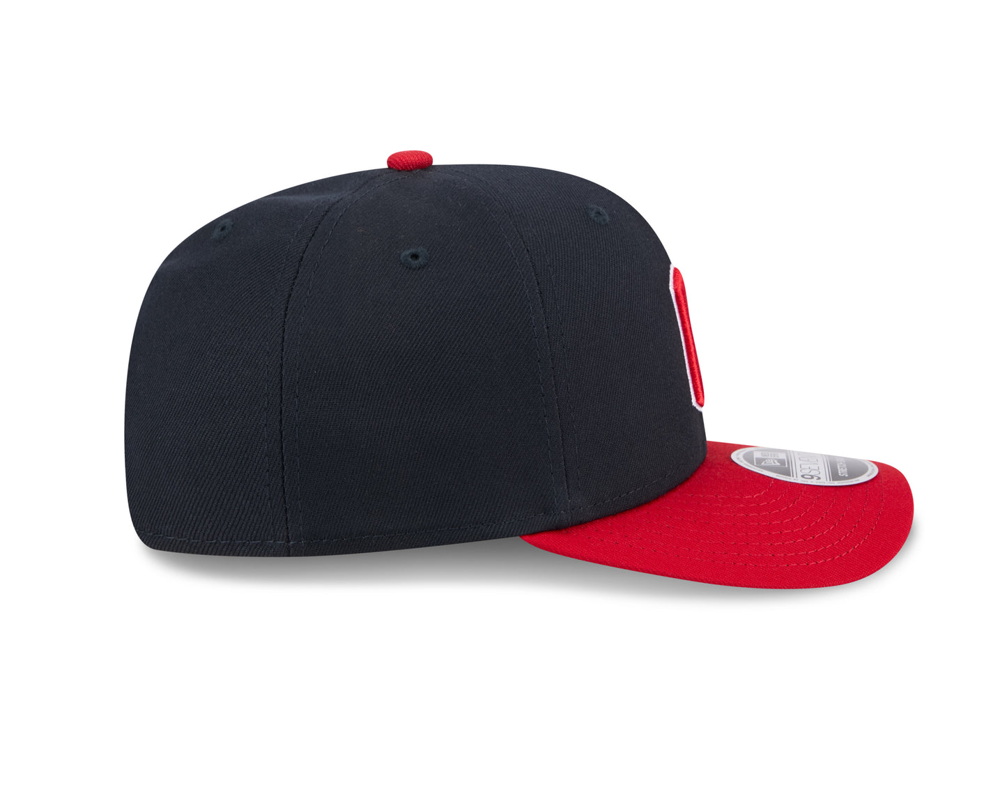 Cleveland Guardians New Era Home Navy/Red 9SEVENTY Adjustable Hat