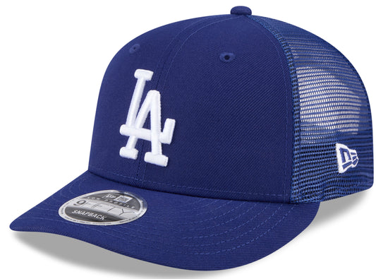 Los Angeles Dodgers Royal Blue Low Profile Trucker 9FIFTY Snapback Hat - Pro Jersey Sports