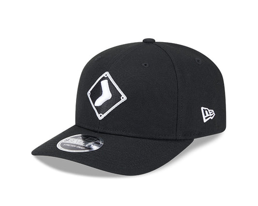 Chicago White Sox Diamond Logo 9SEVENTY™ Black Adjustable Cap by New Era®