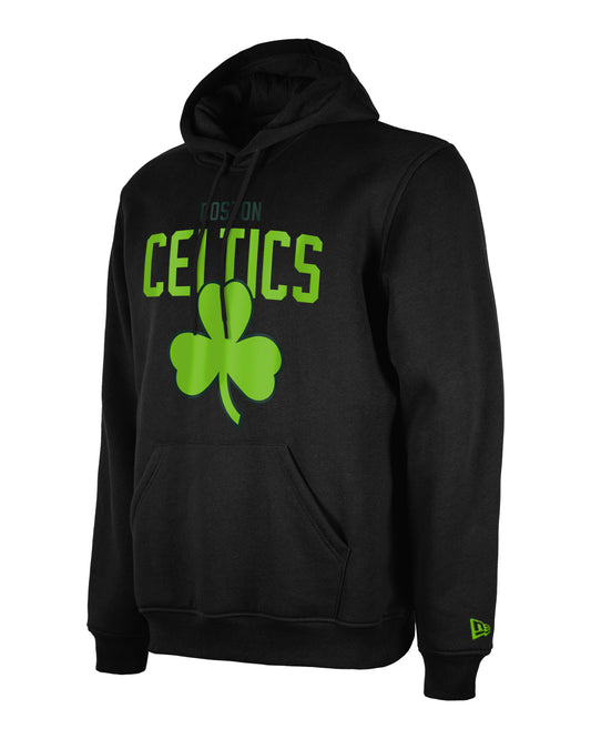 Men's Boston Celtics New Era Black City Edition Pullover Hoodie