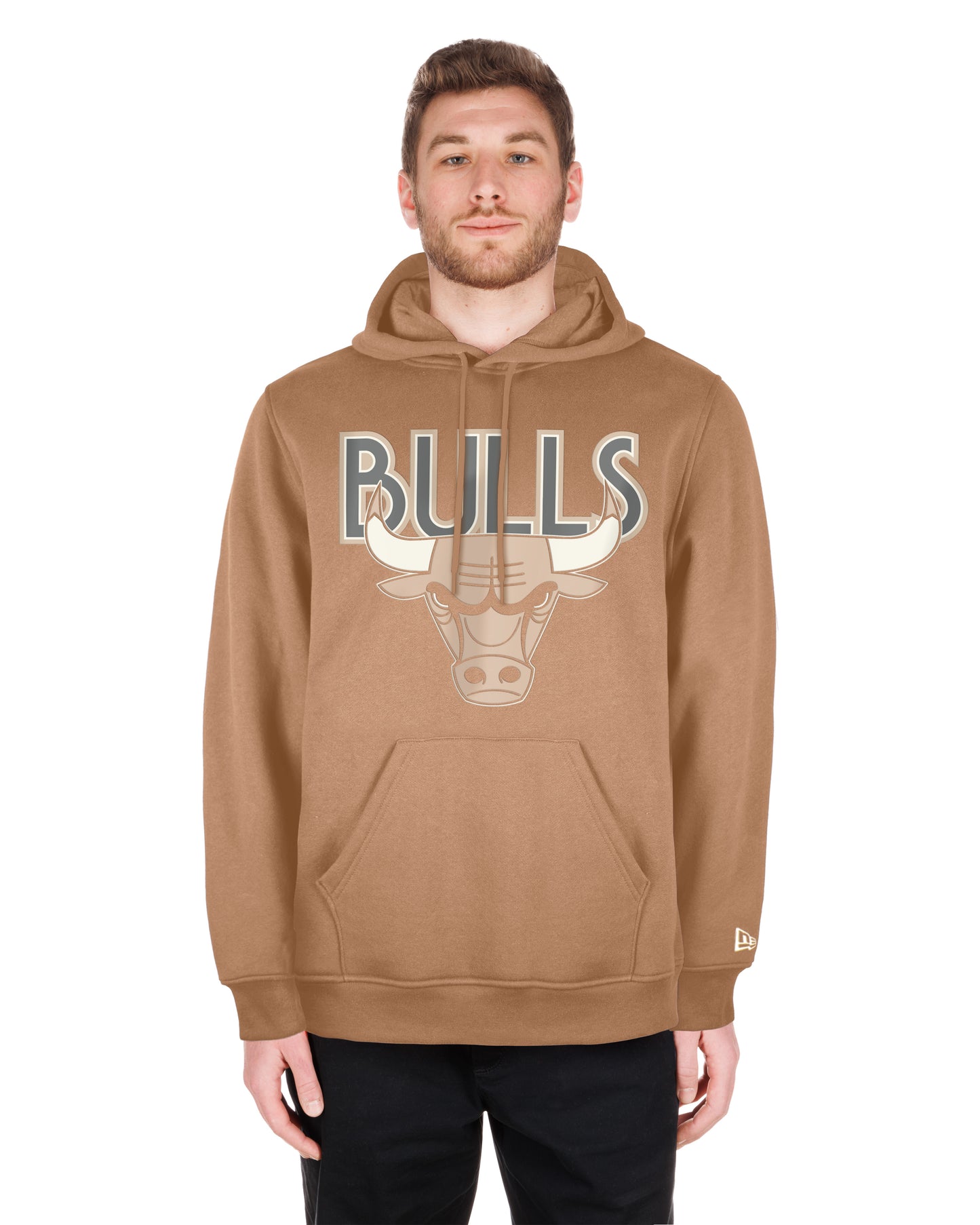 Men's Chicago Bulls New Era Wheat City Edition Pullover Hoodie