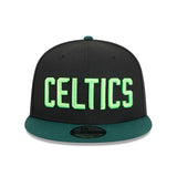 Boston Celtics New Era 2024 City Edition Black/Green 9FIFTY Adjustable Hat - Pro Jersey Sports