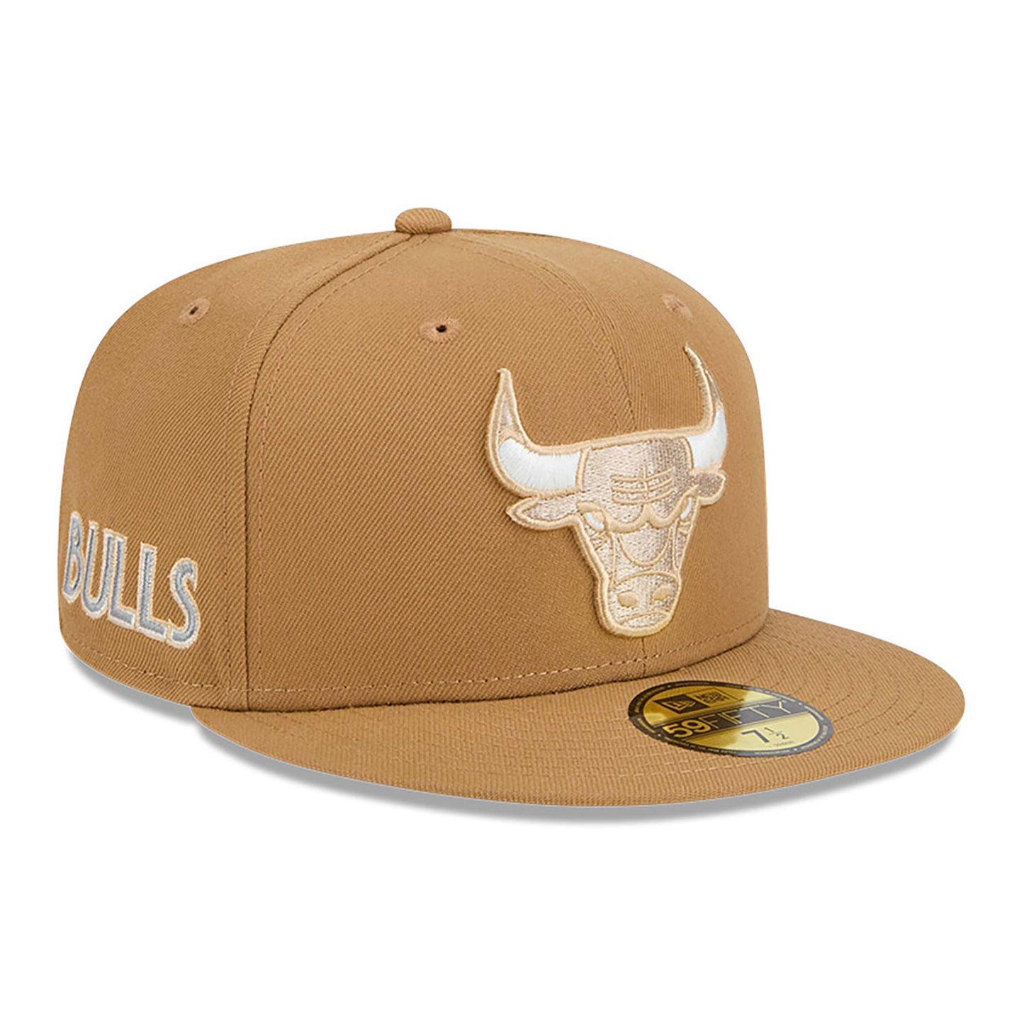 Chicago Bulls New Era 2024 City Edition Official Alternate Wheat 59FIFTY Fitted Hat