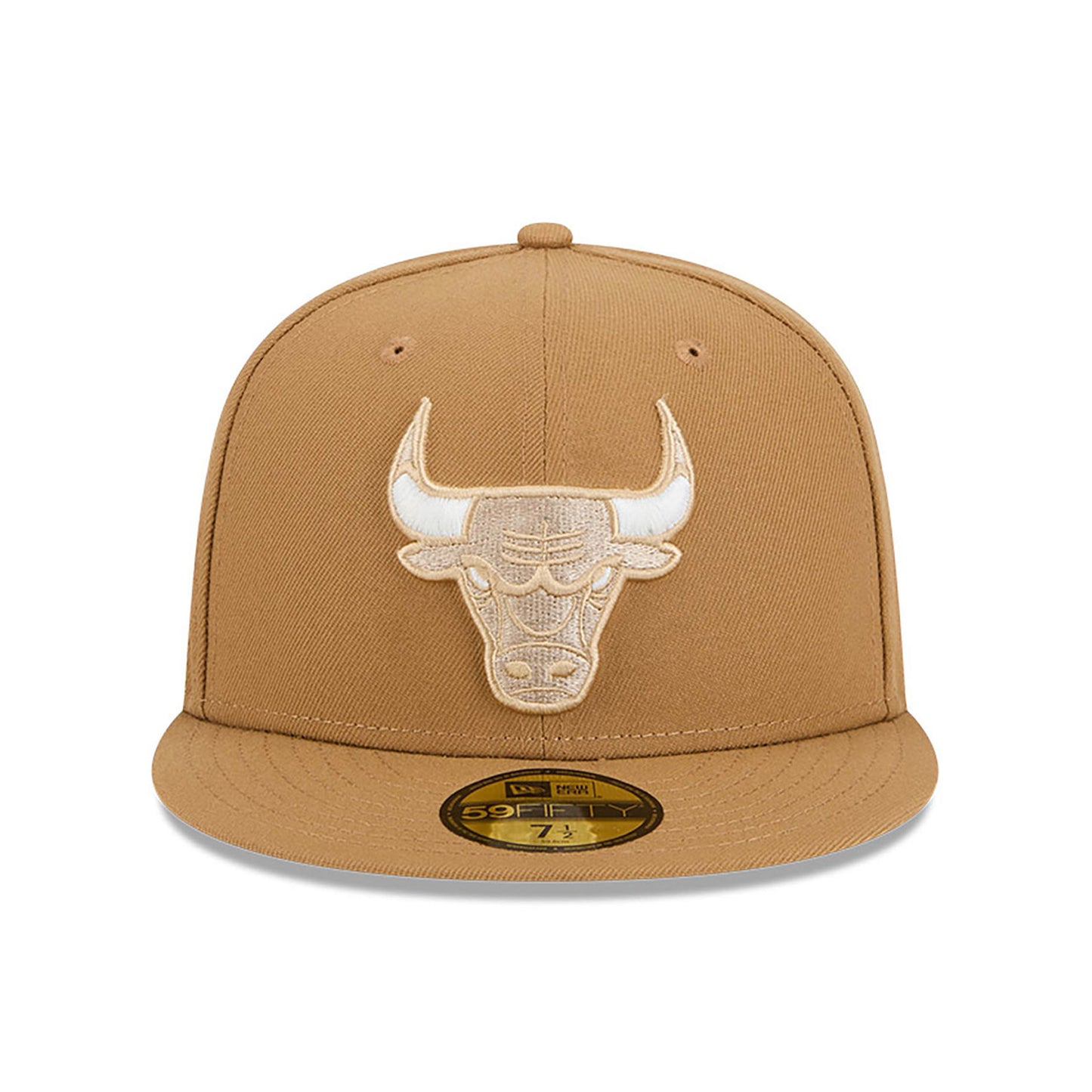 Chicago Bulls New Era 2024 City Edition Official Alternate Wheat 59FIFTY Fitted Hat