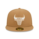 Chicago Bulls New Era 2024 City Edition Official Alternate Wheat 59FIFTY Fitted Hat - Pro Jersey Sports