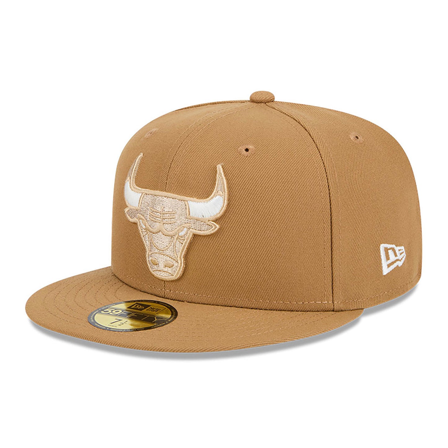 Chicago Bulls New Era 2024 City Edition Official Alternate Wheat 59FIFTY Fitted Hat