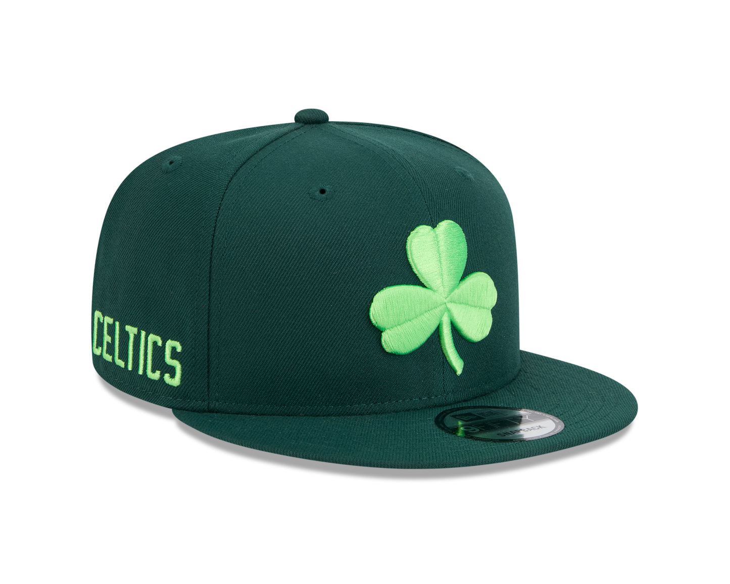 Boston Celtics New Era 2024 City Edition Green 9FIFTY Adjustable Hat