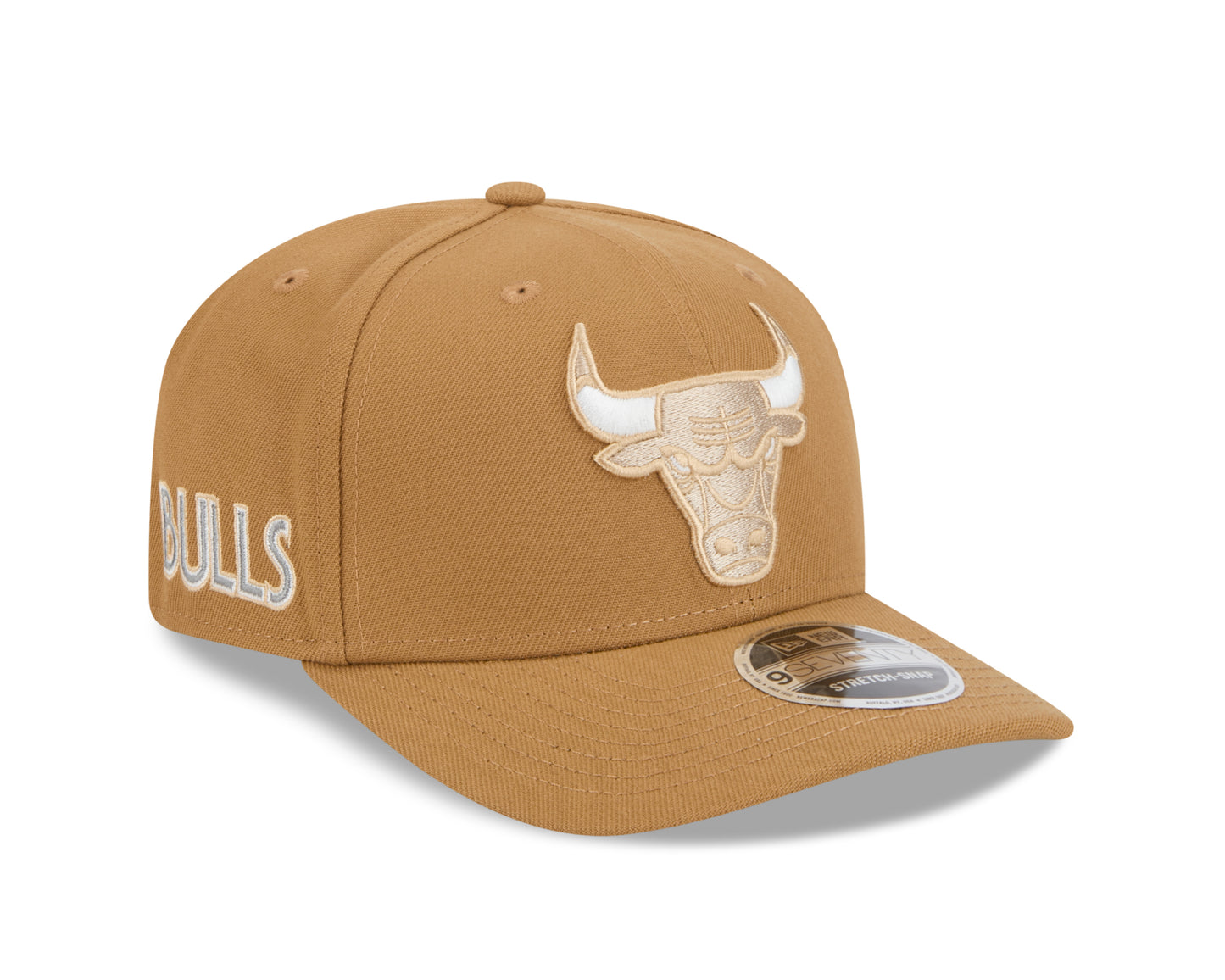 Chicago Bulls New Era 2024 City Edition Walnut 9SEVENTY Adjustable Hat