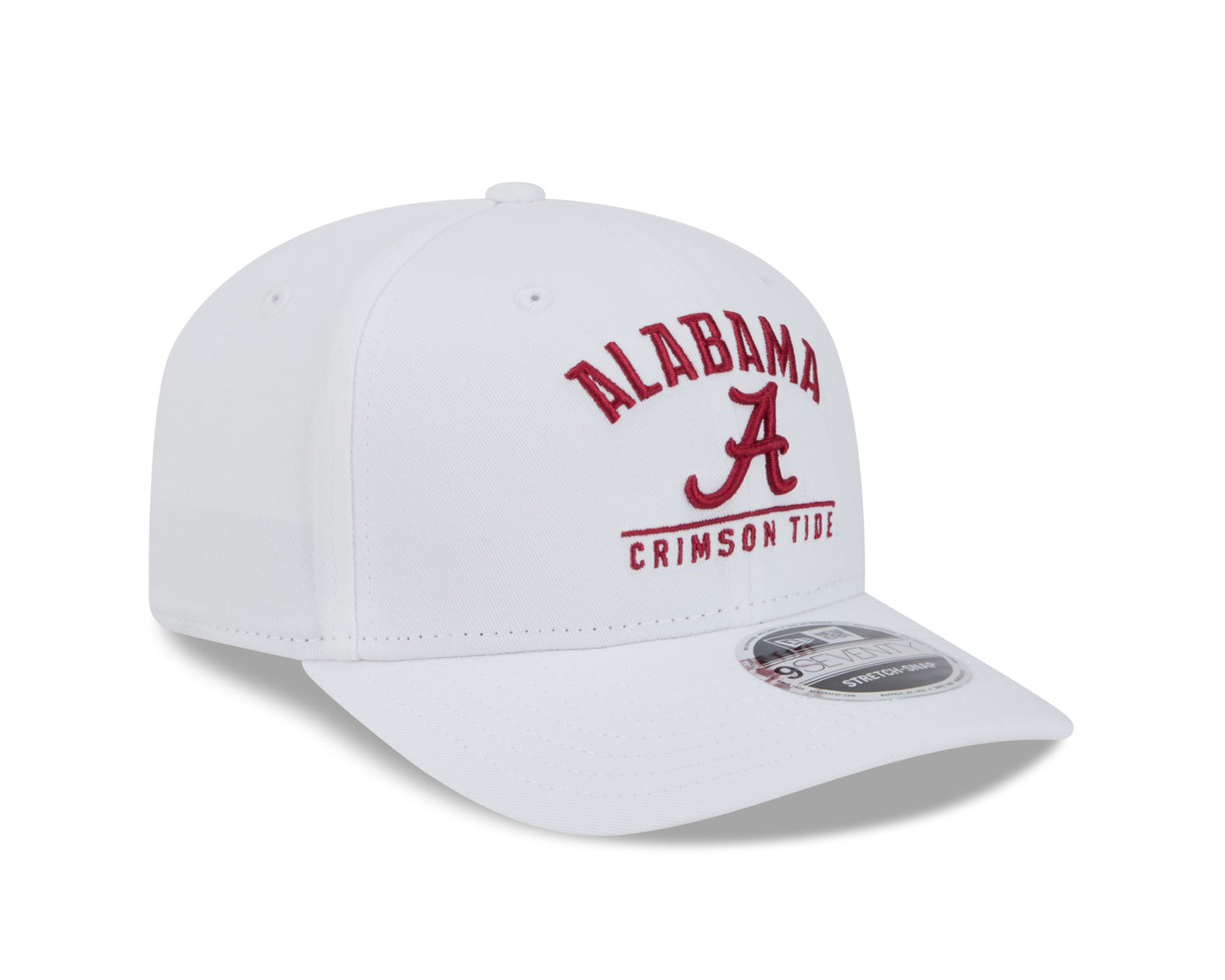 Alabama Crimson Tide New Era Team White 9SEVENTY Adjustable Hat