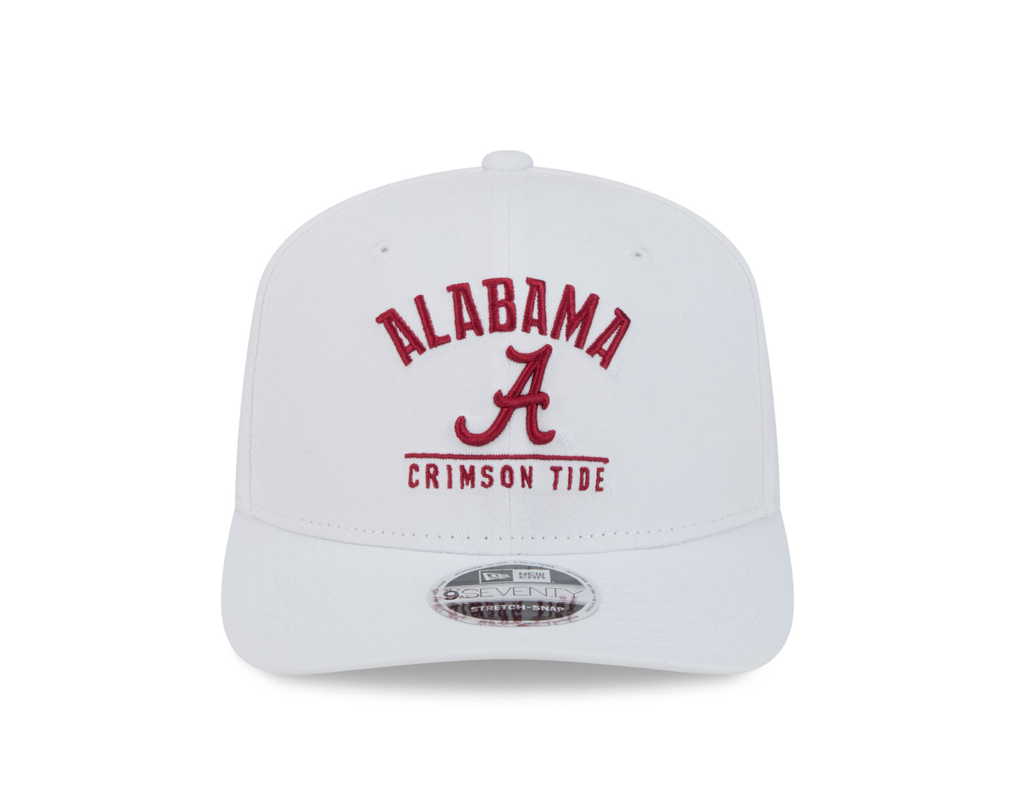 Alabama Crimson Tide New Era Team White 9SEVENTY Adjustable Hat