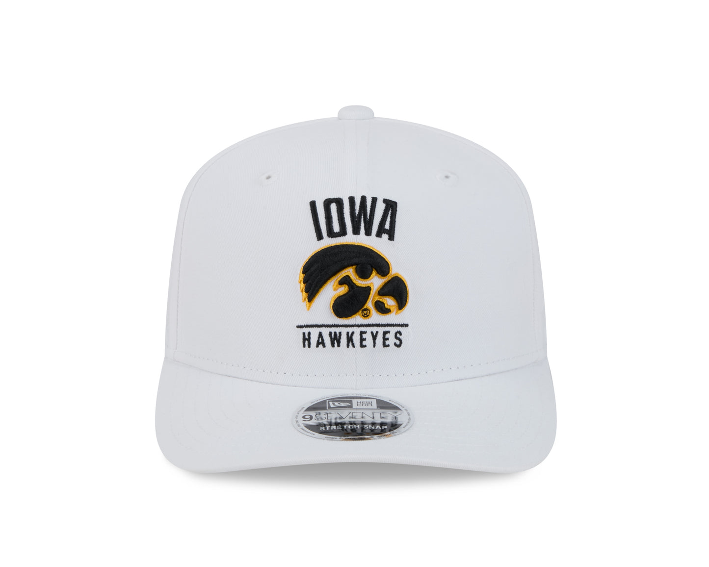 Iowa Hawkeyes New Era Team White 9SEVENTY Adjustable Hat