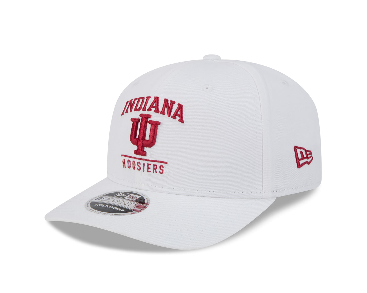 Indiana Hoosiers New Era Team White 9SEVENTY Adjustable Hat