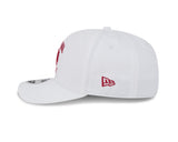 Indiana Hoosiers New Era Team White 9SEVENTY Adjustable Hat - Pro Jersey Sports