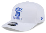 Duke Blue Devils New Era Team White 9SEVENTY Adjustable Hat - Pro Jersey Sports