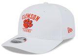 Clemson Tigers New Era Team White 9SEVENTY Adjustable Hat - Pro Jersey Sports