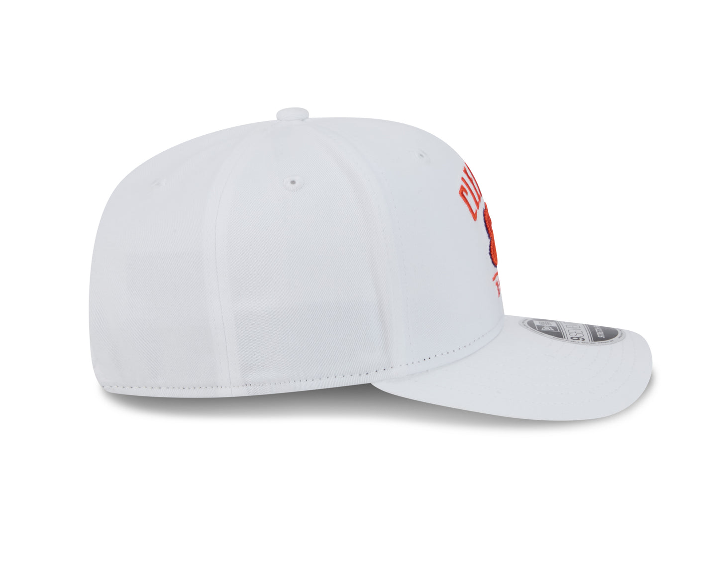 Clemson Tigers New Era Team White 9SEVENTY Adjustable Hat