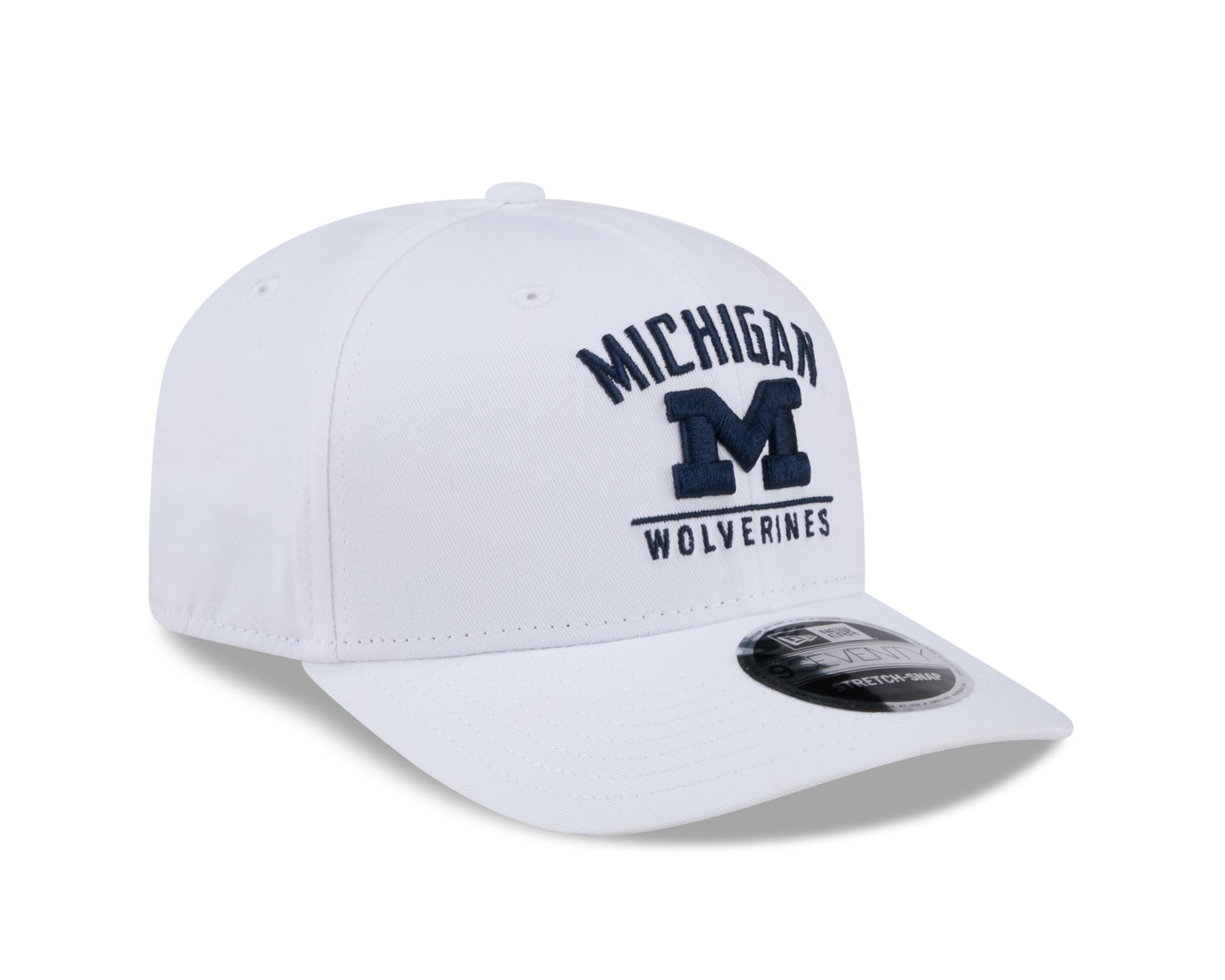 Michigan Wolverines New Era Team White 9SEVENTY Adjustable Hat