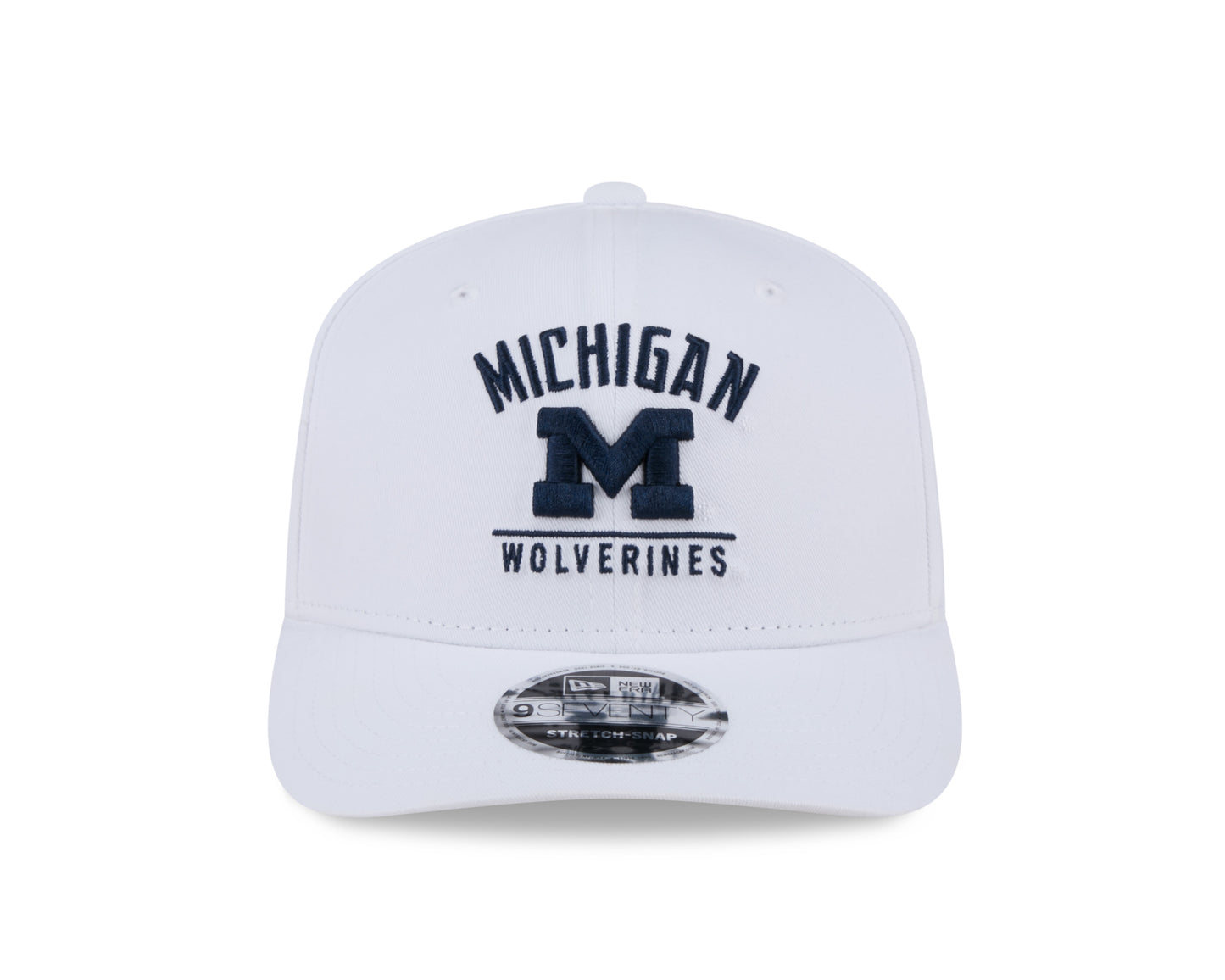 Michigan Wolverines New Era Team White 9SEVENTY Adjustable Hat