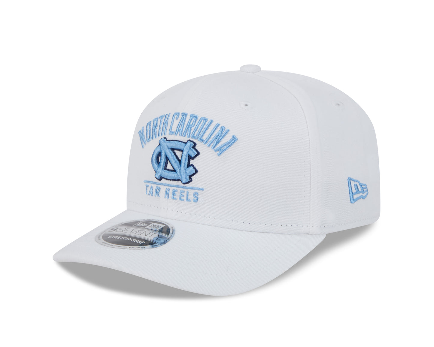 North Carolina Tar Heels New Era Team White 9SEVENTY Adjustable Hat