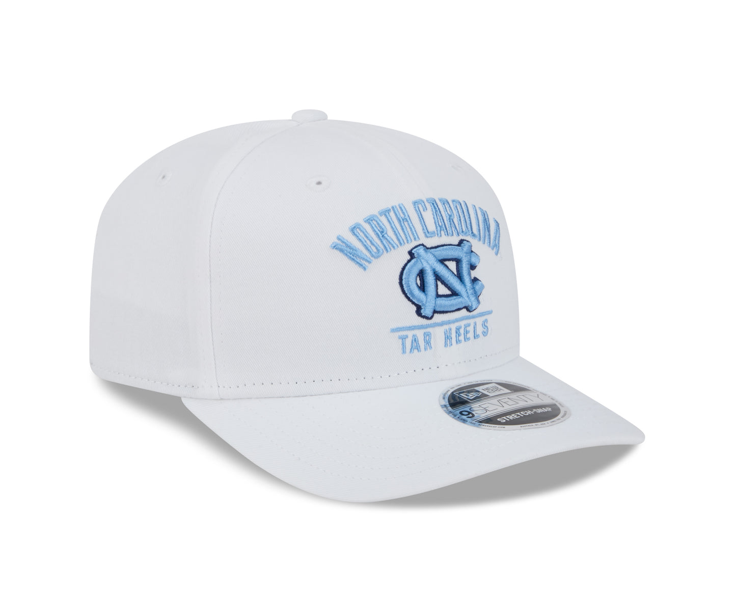 North Carolina Tar Heels New Era Team White 9SEVENTY Adjustable Hat