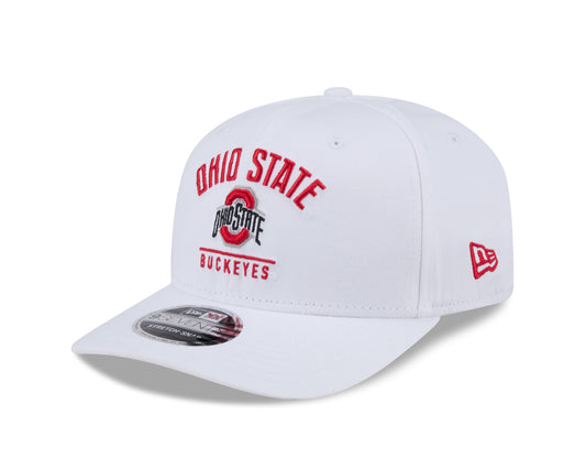 Ohio State Buckeyes New Era Team White 9SEVENTY Adjustable Hat