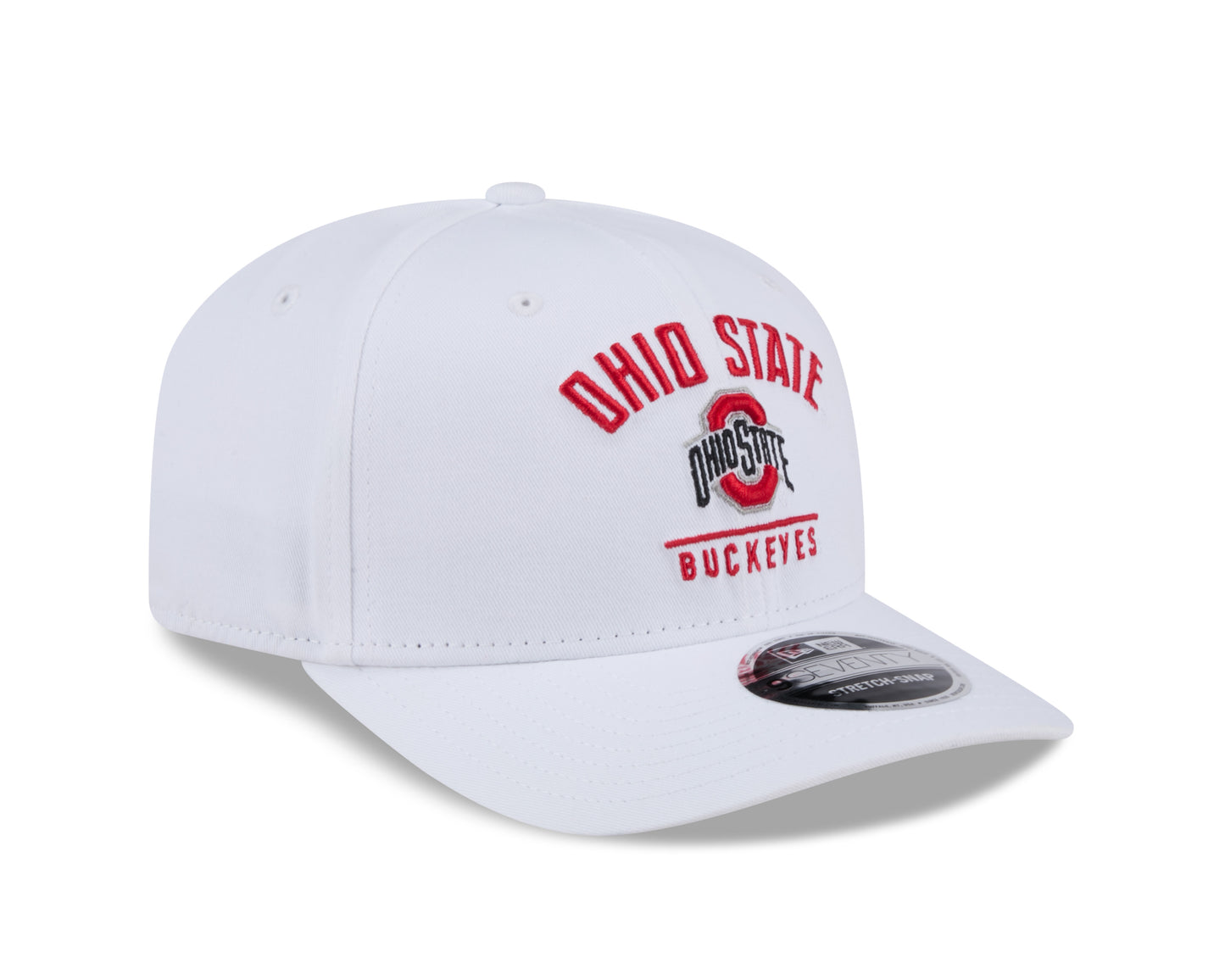 Ohio State Buckeyes New Era Team White 9SEVENTY Adjustable Hat