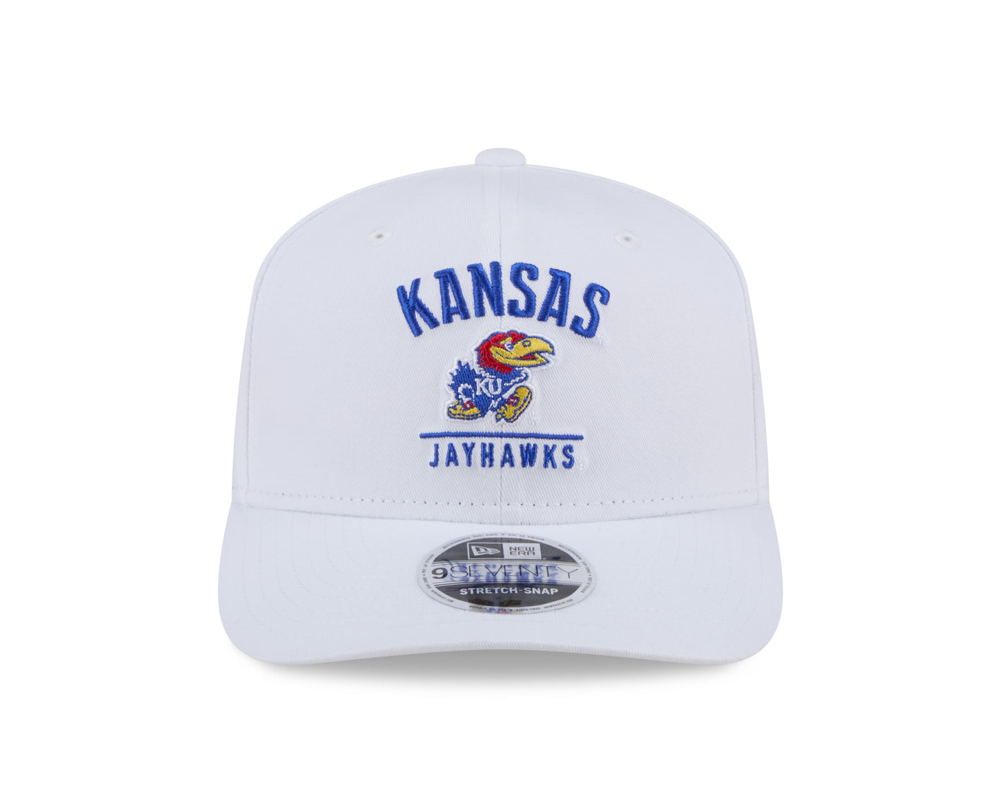 Kansas Jayhawks New Era Team White 9SEVENTY Adjustable Hat