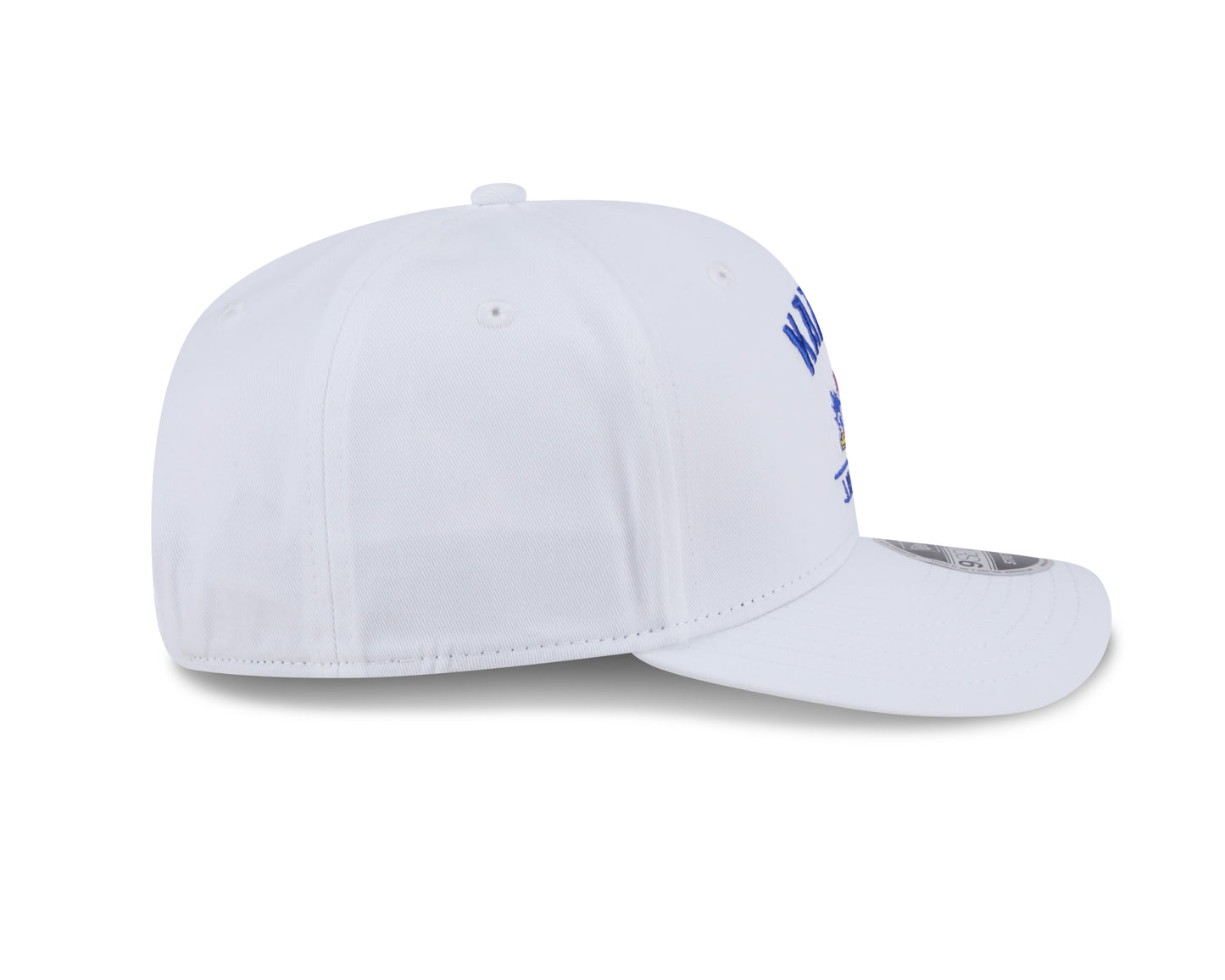 Kansas Jayhawks New Era Team White 9SEVENTY Adjustable Hat