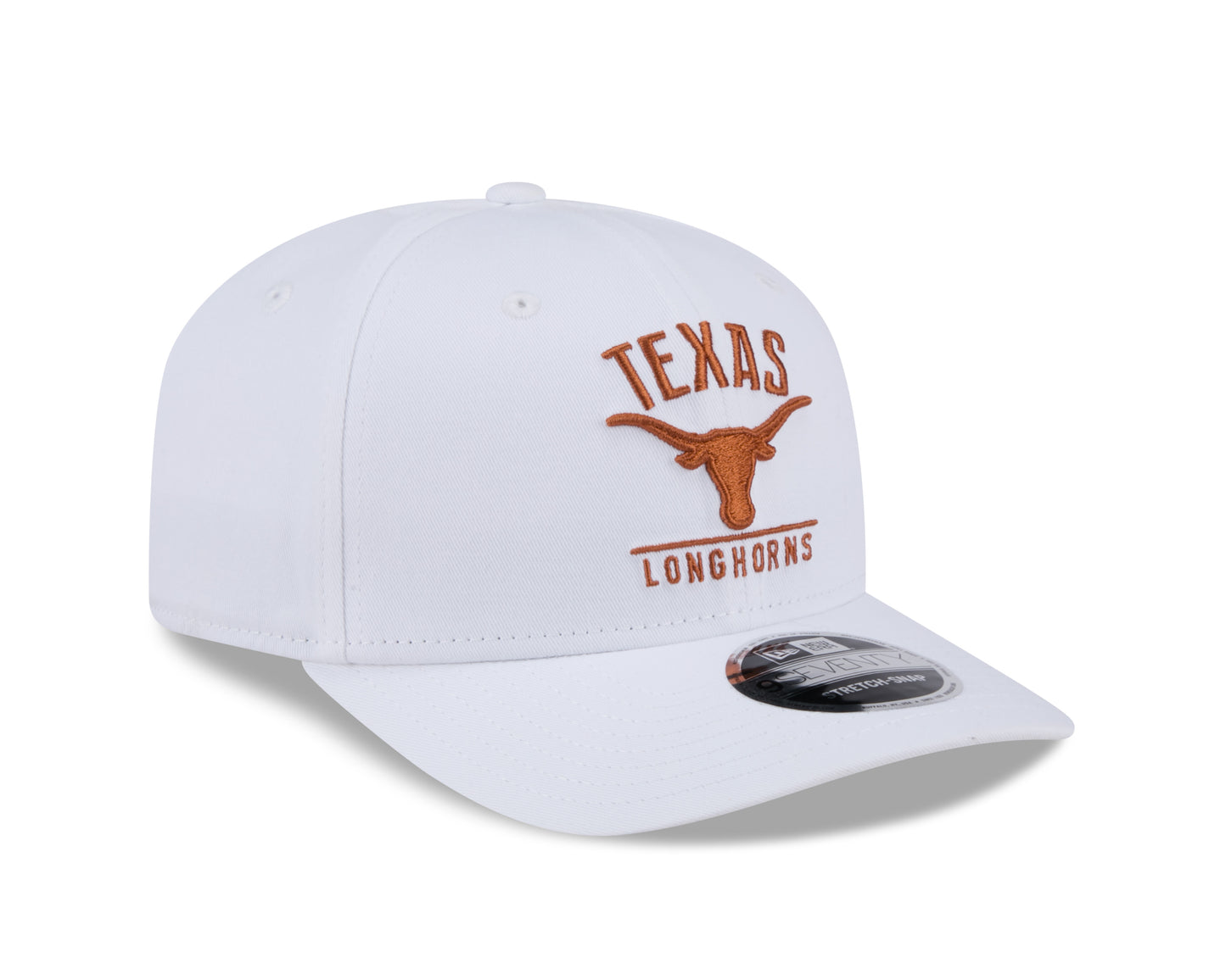 Texas Longhorns New Era Team White 9SEVENTY Adjustable Hat