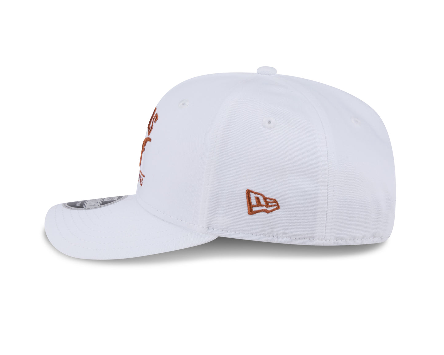 Texas Longhorns New Era Team White 9SEVENTY Adjustable Hat