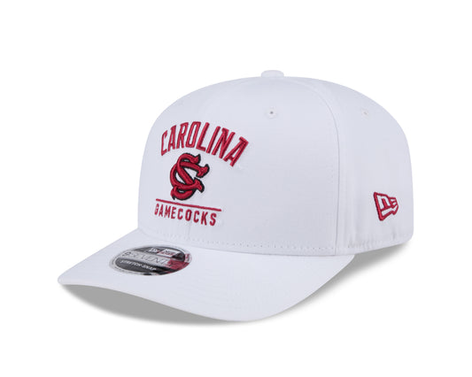 South Carolina Gamecocks New Era Team White 9SEVENTY Adjustable Hat