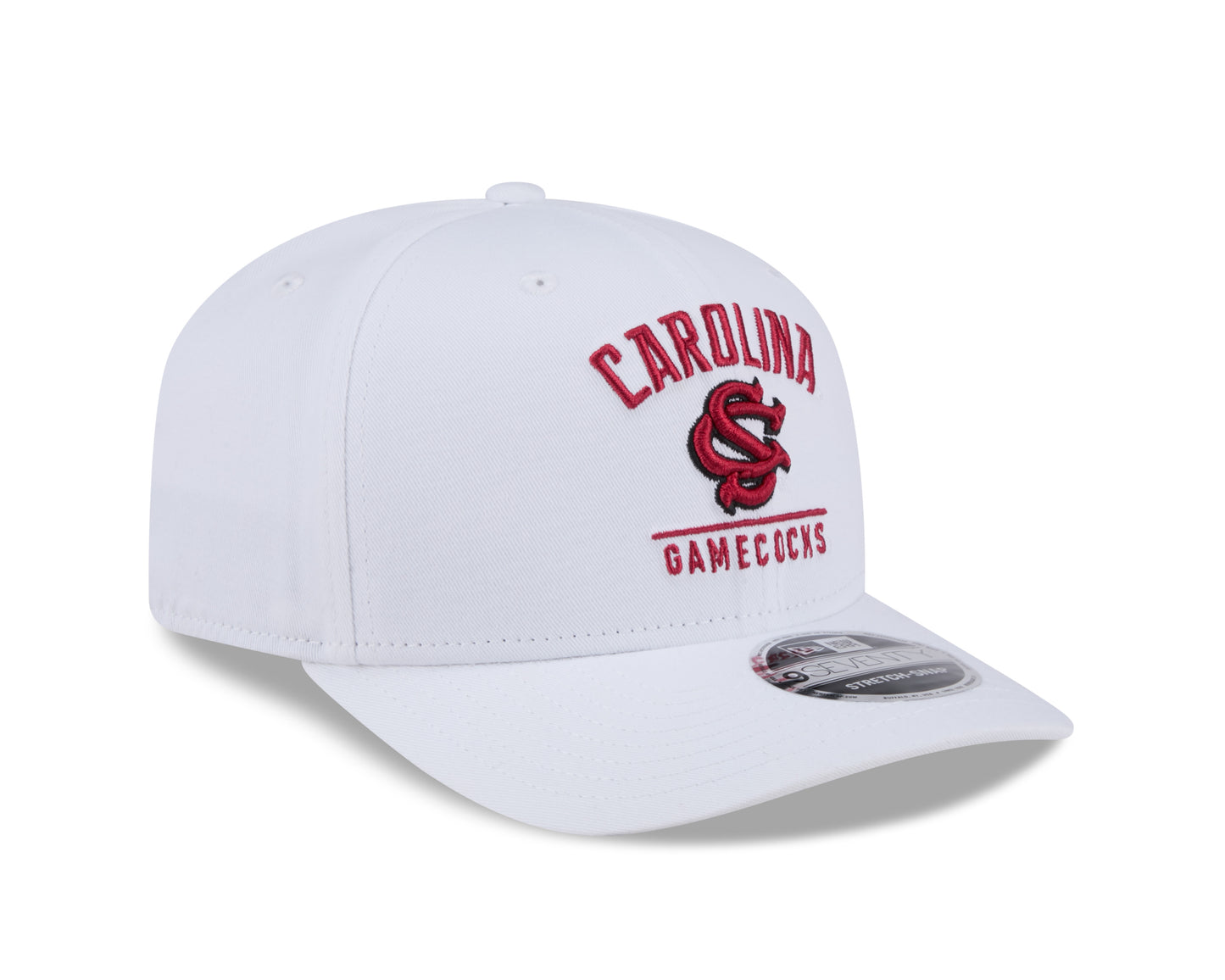 South Carolina Gamecocks New Era Team White 9SEVENTY Adjustable Hat