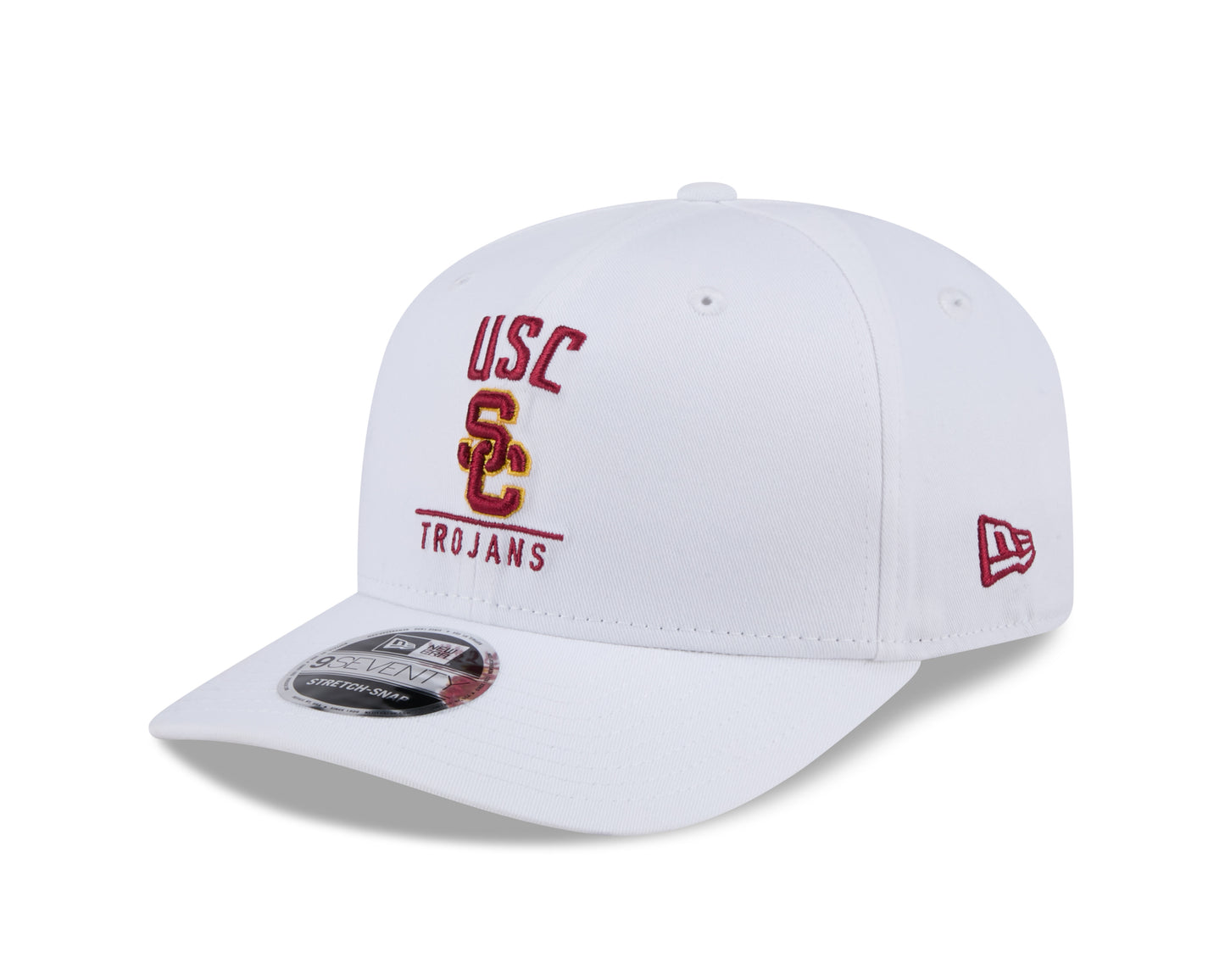 USC Trojans New Era Team White 9SEVENTY Adjustable Hat