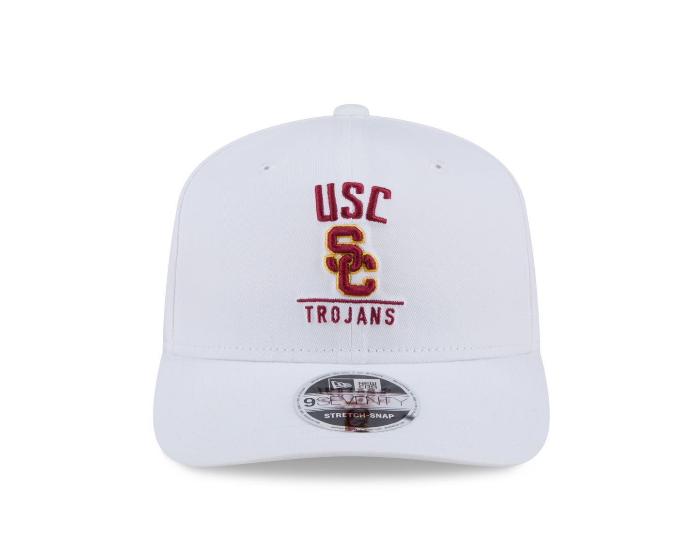 USC Trojans New Era Team White 9SEVENTY Adjustable Hat