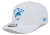 Men's Detroit Lions New Era White Cotton Team 9SEVENTY Adjustable Hat - Pro Jersey Sports