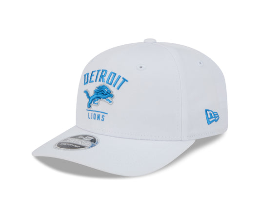 Men's Detroit Lions New Era White Cotton Team 9SEVENTY Adjustable Hat