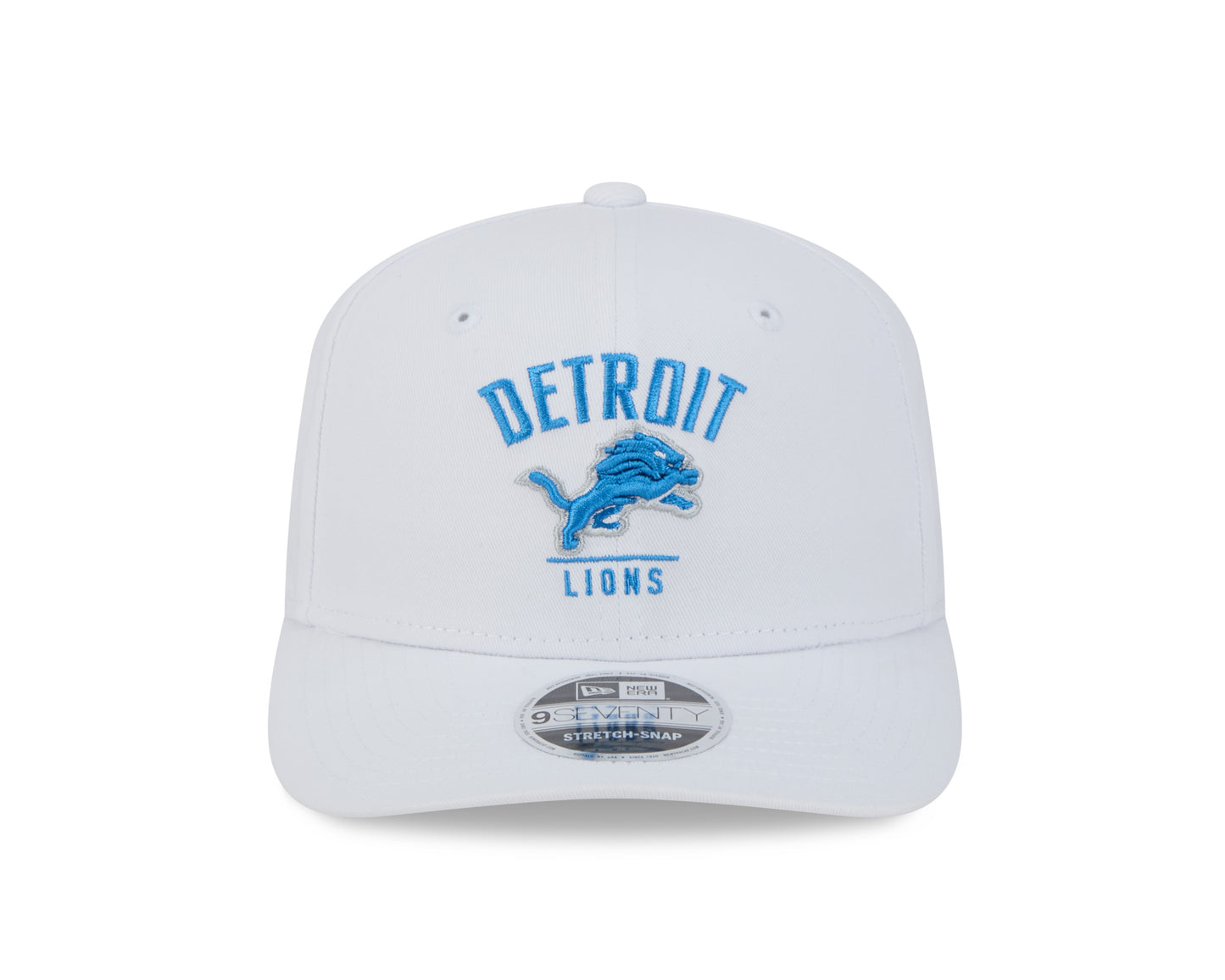 Men's Detroit Lions New Era White Cotton Team 9SEVENTY Adjustable Hat