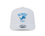 Men's Detroit Lions New Era White Cotton Team 9SEVENTY Adjustable Hat - Pro Jersey Sports