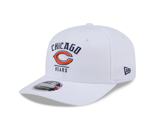 Chicago Bears New Era White 9SEVENTY Team Adjustable Hat