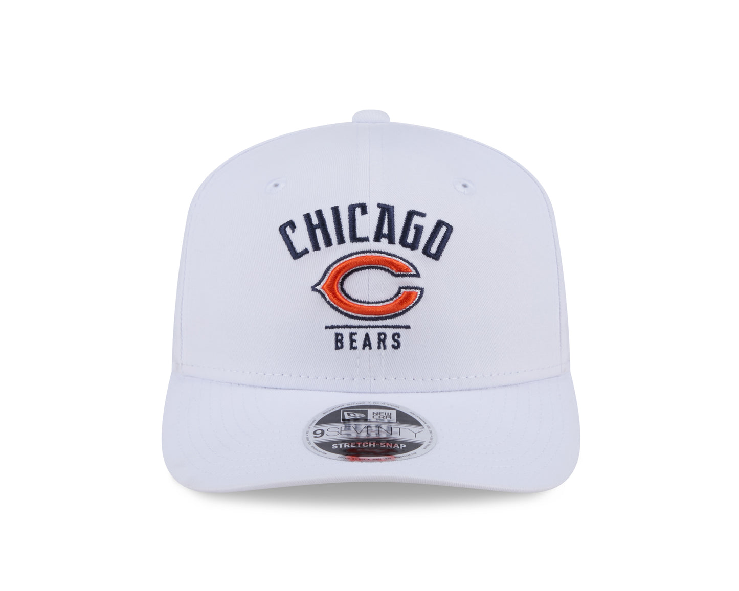 Chicago Bears New Era White 9SEVENTY Team Adjustable Hat