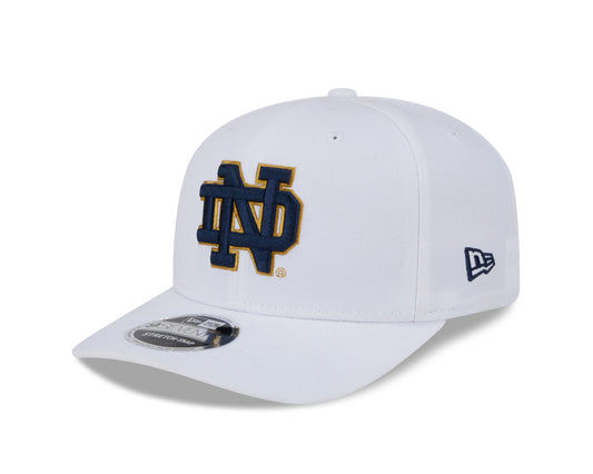 Notre Dame Fighting Irish New Era White 9SEVENTY Adjustable Hat