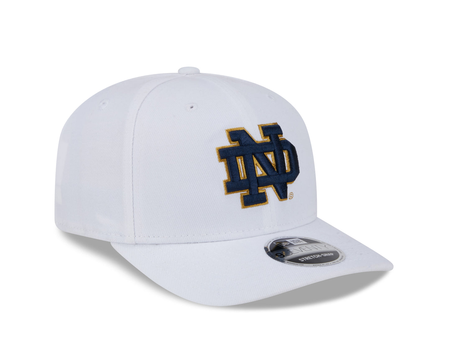 Notre Dame Fighting Irish New Era White 9SEVENTY Adjustable Hat