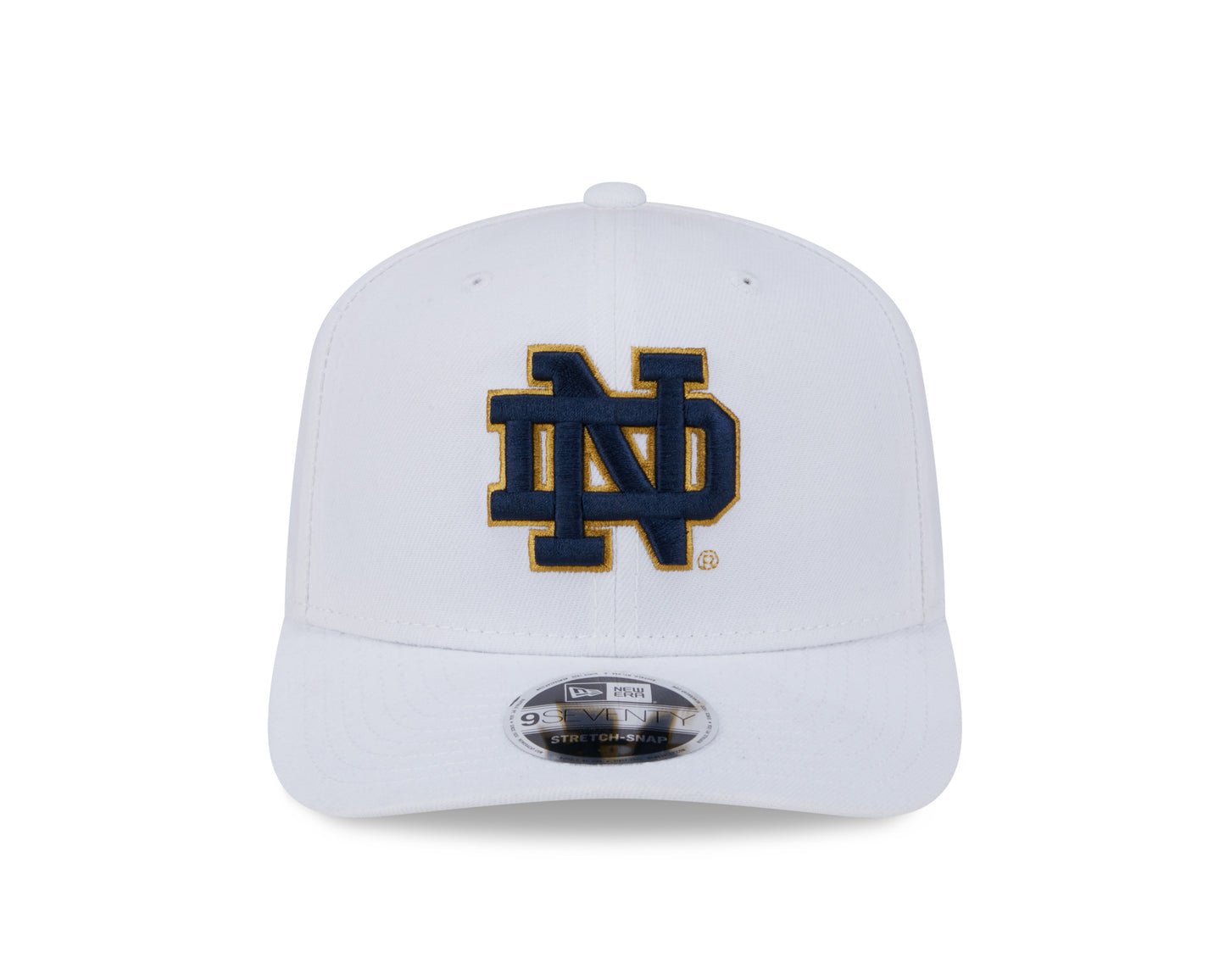 Notre Dame Fighting Irish New Era White 9SEVENTY Adjustable Hat